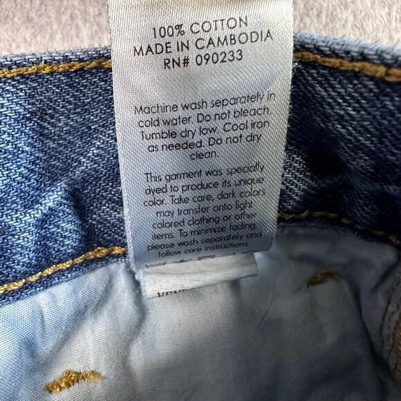 Pacsun Shorts Womens 26 Blue Cut-Off Denim High Rise Relaxed Distressed Casual - Picture 8 of 12